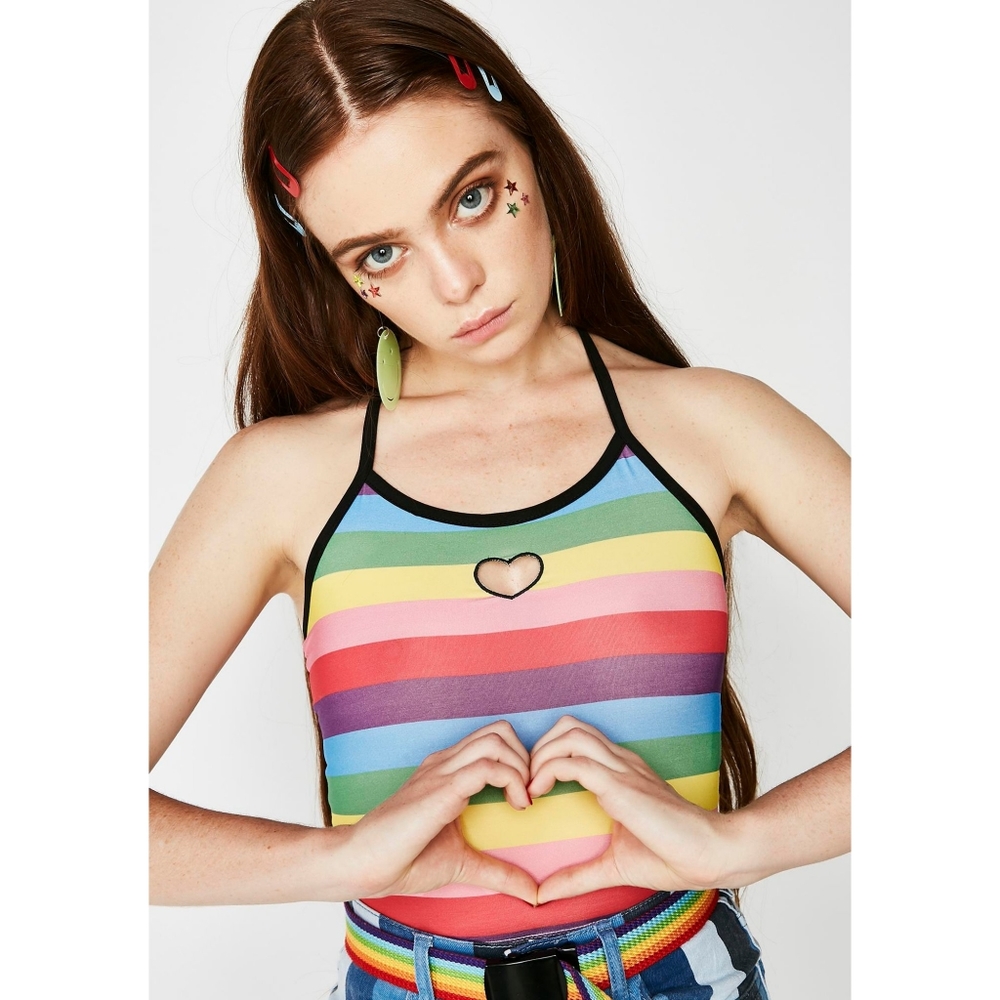 Lazy oaf rainbow halter
